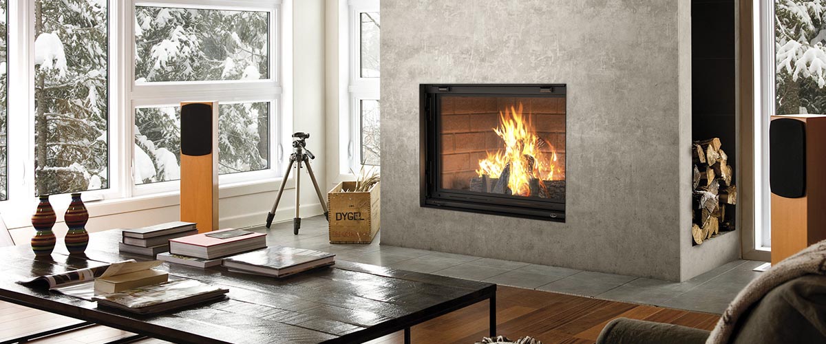 Valcourt Antoinette Wood Burning Fireplace