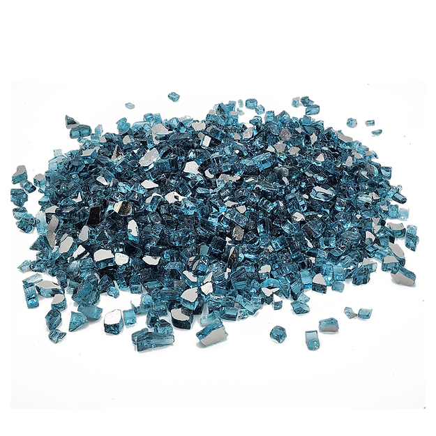 Pyromania Fire Aqua Blue Fire Glass