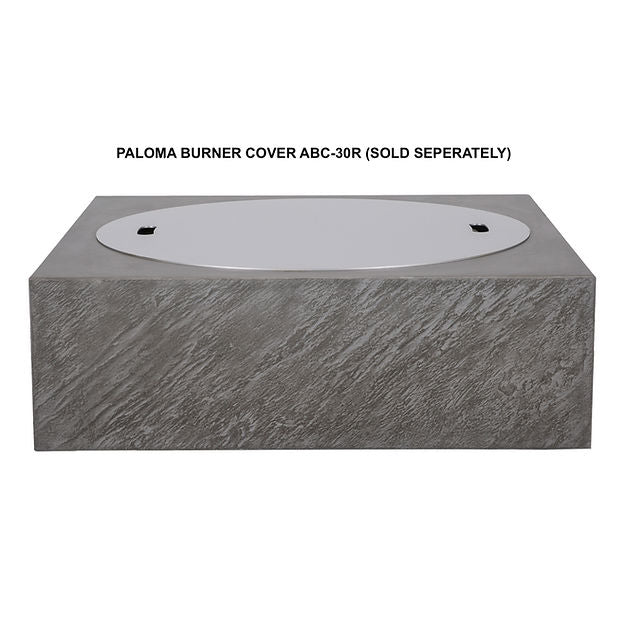 Pyromania Fire Paloma Square 36" x 36" Concrete Fire Pit Table