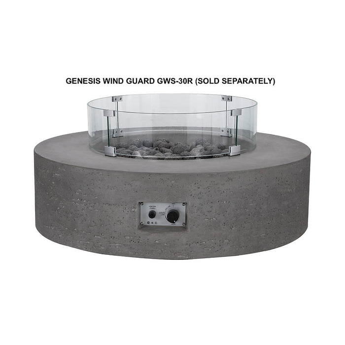 Pyromania Fire Genesis Round 41-Inch Concrete Fire Pit