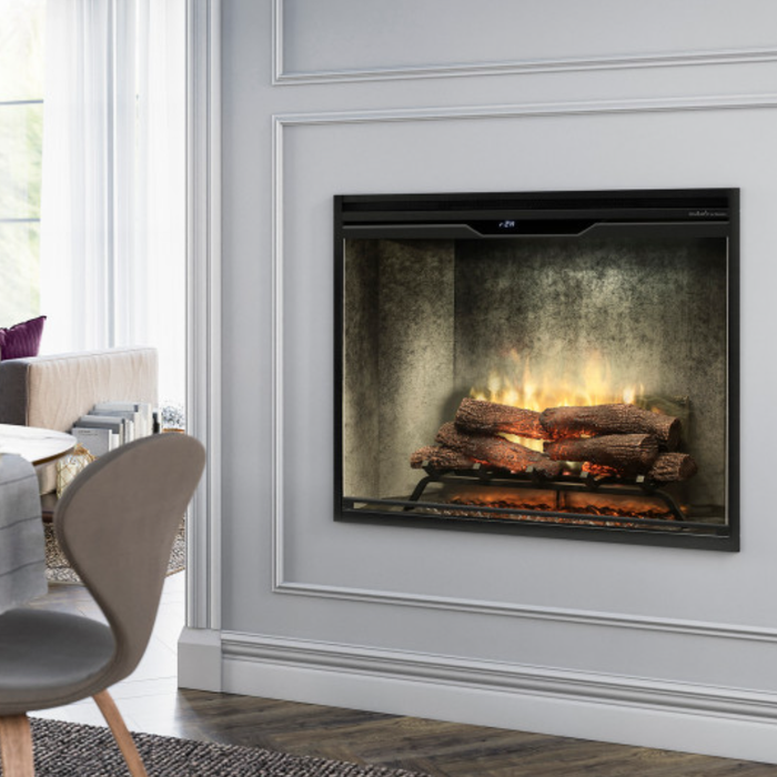 Dimplex Revillusion 36 Inch Portrait Built-In Electric Firebox Weathered Concrete 500002399