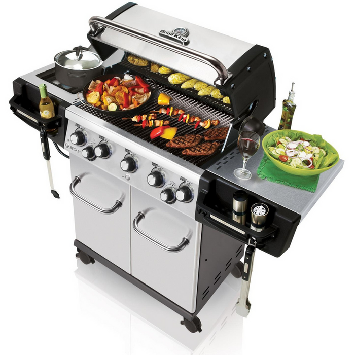 Broil King Regal S 590 Pro 5-Burner Freestanding Grill with Side Burner