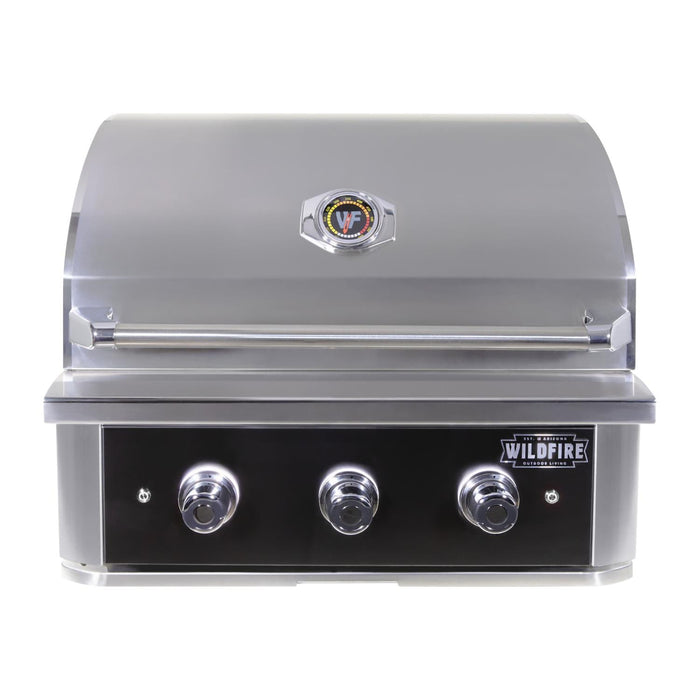 Wildfire Outdoor Ranch PRO 30" Gas Grill Black 304 BSS - WF-PRO30G-RH