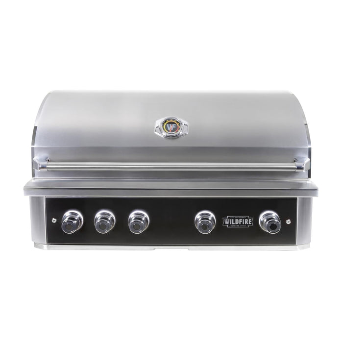 Wildfire Outdoor Ranch PRO 42" Gas Grill Black 304 BSS - WF-PRO42G-RH