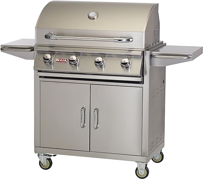 Bull Lonestar Select 30-Inch Freestanding Gas Grill - 87048+CART