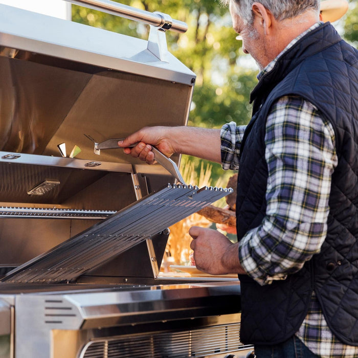 American Made Grills Muscle 36 Inch Built-In Gas Grill with Infrared Searing Burner and Rotisserie Kit - MUS36