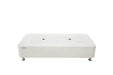 Elementi Sydney ECG01 Cream White Ethanol Rectangular Fire Pit Table