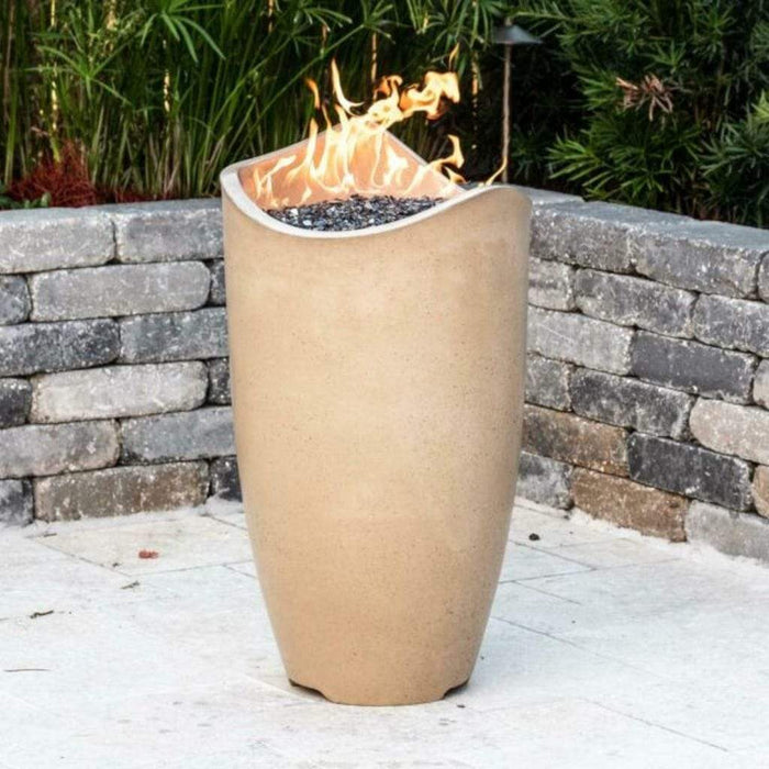 American Fyre Designs Wave Gas Fire Urn with Access Door