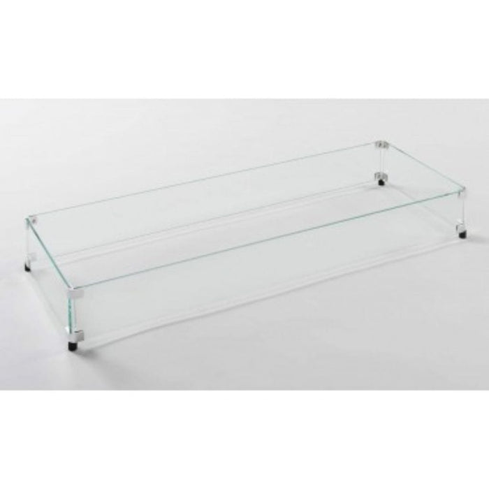 American Fyre Designs Rectangular Glass Wind Guard