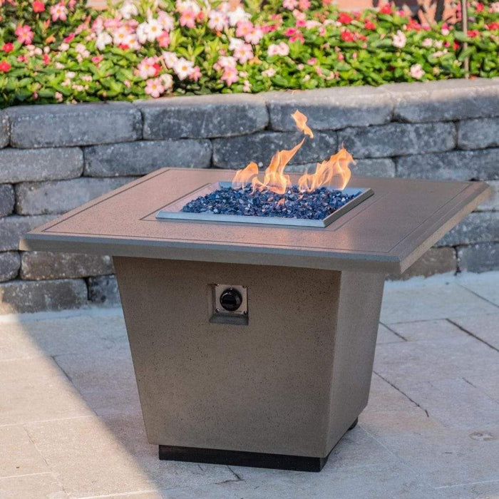 American Fyre Designs 36" Cosmopolitan Square Gas Fire Table