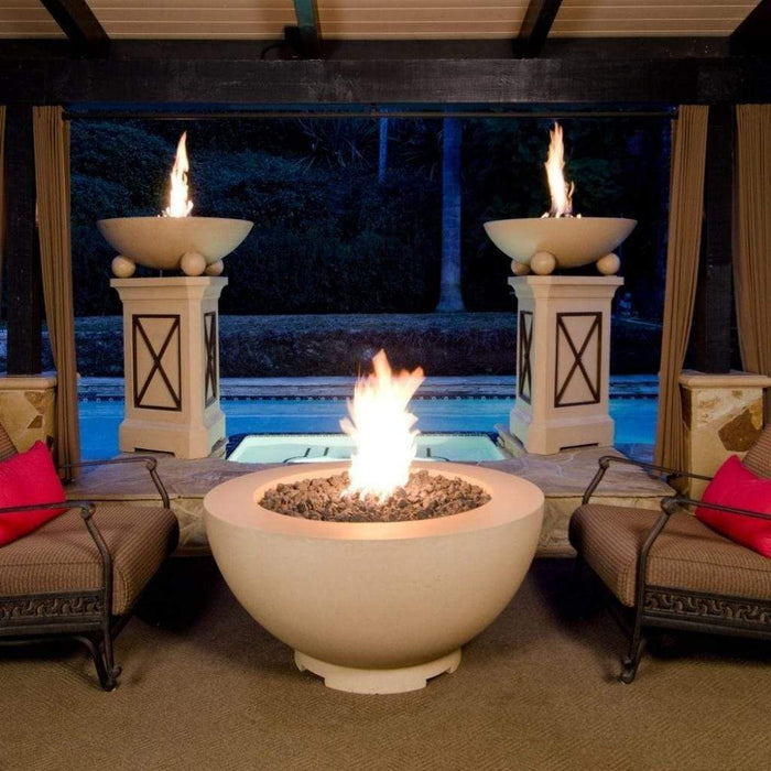 American Fyre Designs 48'' Marseille Gas Fire Pit Bowl