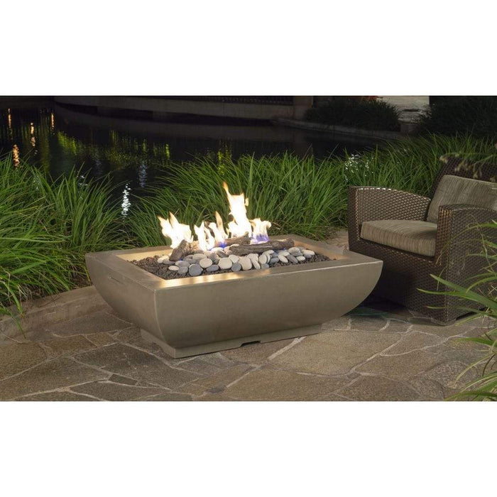 American Fyre Designs Bordeaux Rectangle Gas Fire Bowl