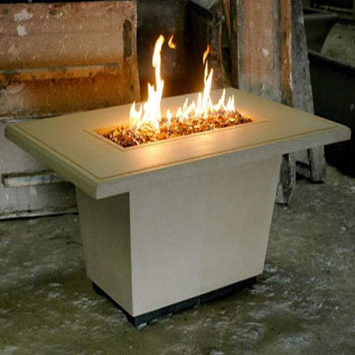 American Fyre Designs 54" Cosmopolitan Rectangle Gas Fire Table