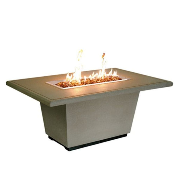 American Fyre Designs 54" Cosmopolitan Rectangle Gas Fire Table