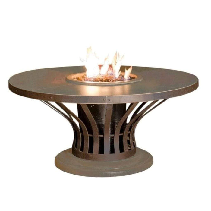 American Fyre Designs 54" Fiesta Round Gas Fire Table