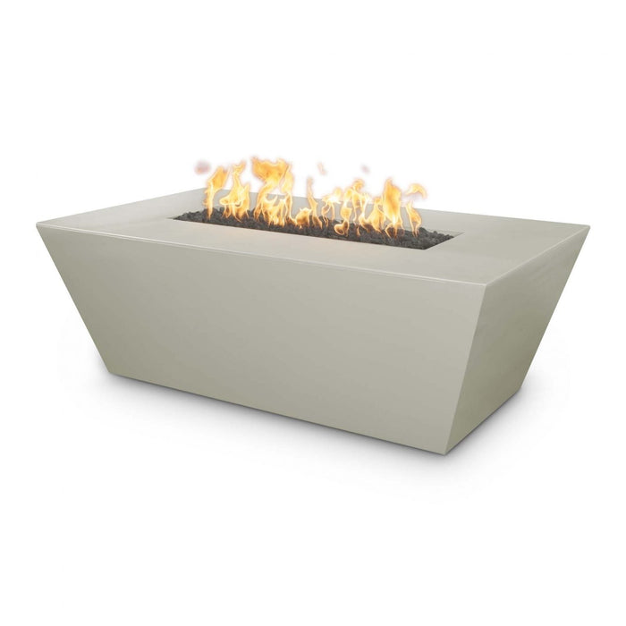 The Outdoor Plus Angelus 60-Inch Rectangle Concrete Fire Pit Table