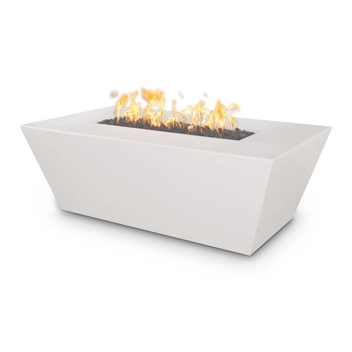 The Outdoor Plus Angelus 60-Inch Rectangle Concrete Fire Pit Table