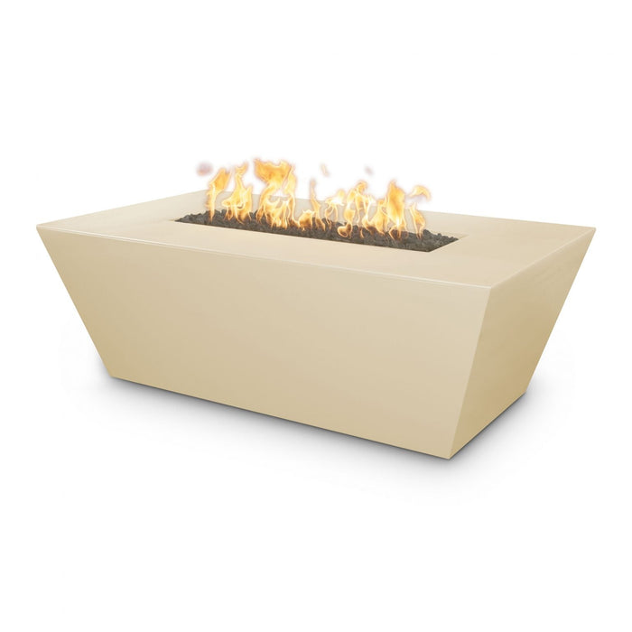 The Outdoor Plus Angelus 60-Inch Rectangle Concrete Fire Pit Table