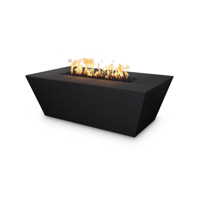 The Outdoor Plus Angelus 60-Inch Rectangle Concrete Fire Pit Table