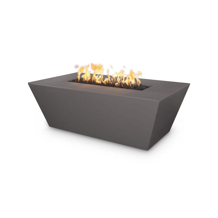 The Outdoor Plus Angelus 60-Inch Rectangle Concrete Fire Pit Table