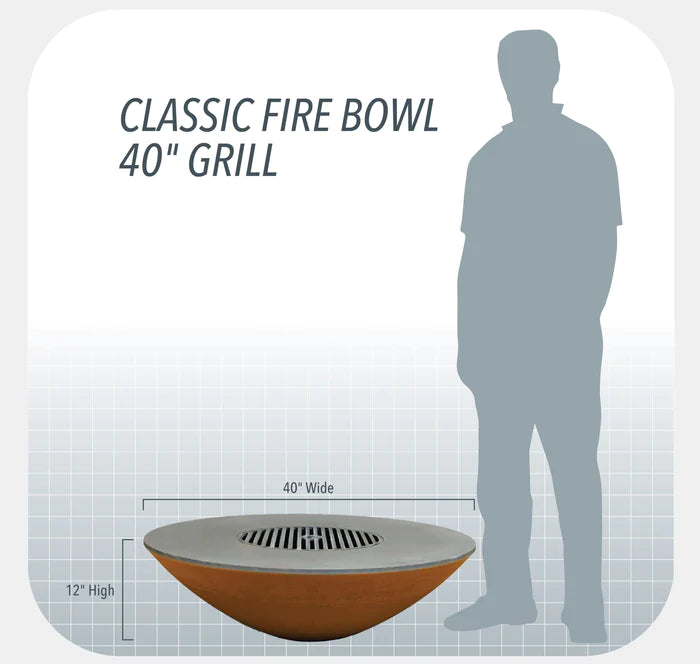 Arteflame Classic 40" - Fire Bowl Only