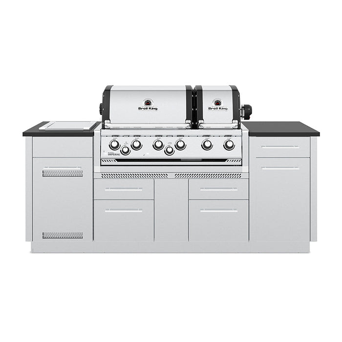 Broil King 87" Imperial QS 690I 6-Burner Gas Grill Island