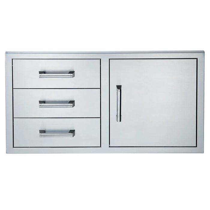 Broilmaster Stainless Steel 42" Single Door and Triple Drawer Combo BSAW4222ST