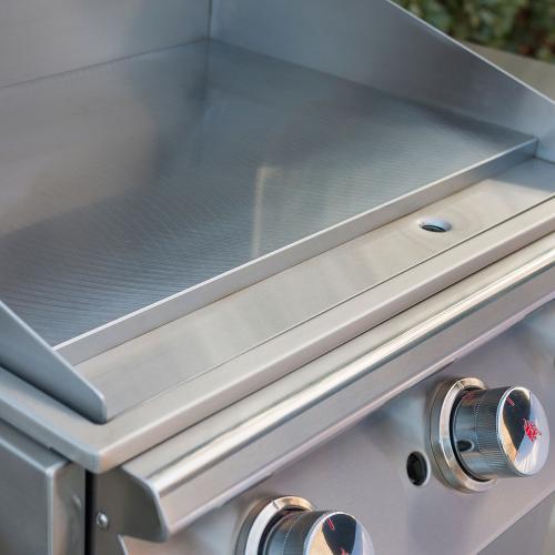 Bull Stockman 24-Inch 3-Burner Built In Gas Griddle Head - 97008