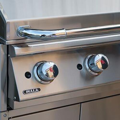 Bull Stockman 24-Inch 3-Burner Built In Gas Griddle Head - 97008