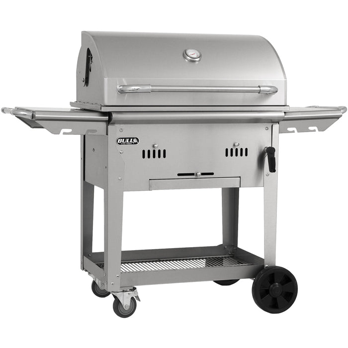 Bull Grills Premium Bison 30-Inch Freestanding Charcoal Grill - 88787+CART