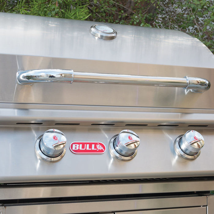 Bull Grills Steer Premium 24-Inch 3-Burner Freestanding Gas Grill - 69008+CART