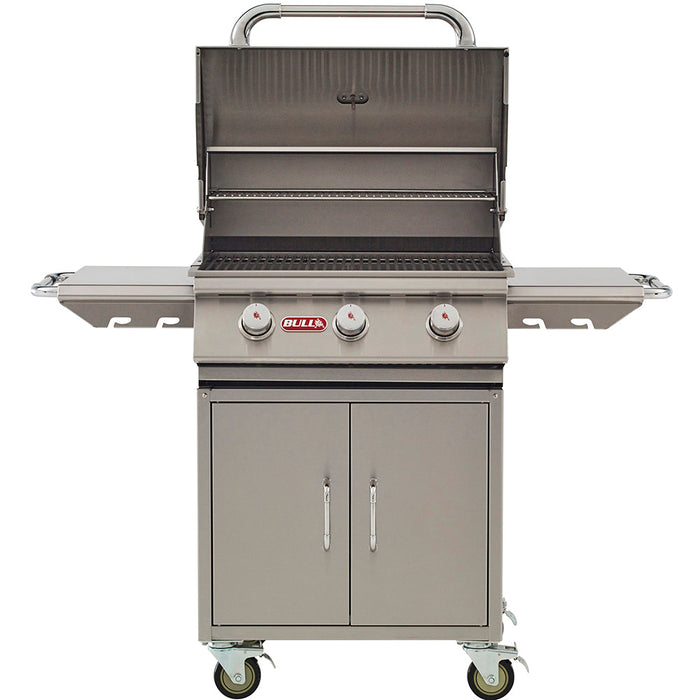 Bull Grills Steer Premium 24-Inch 3-Burner Freestanding Gas Grill - 69008+CART