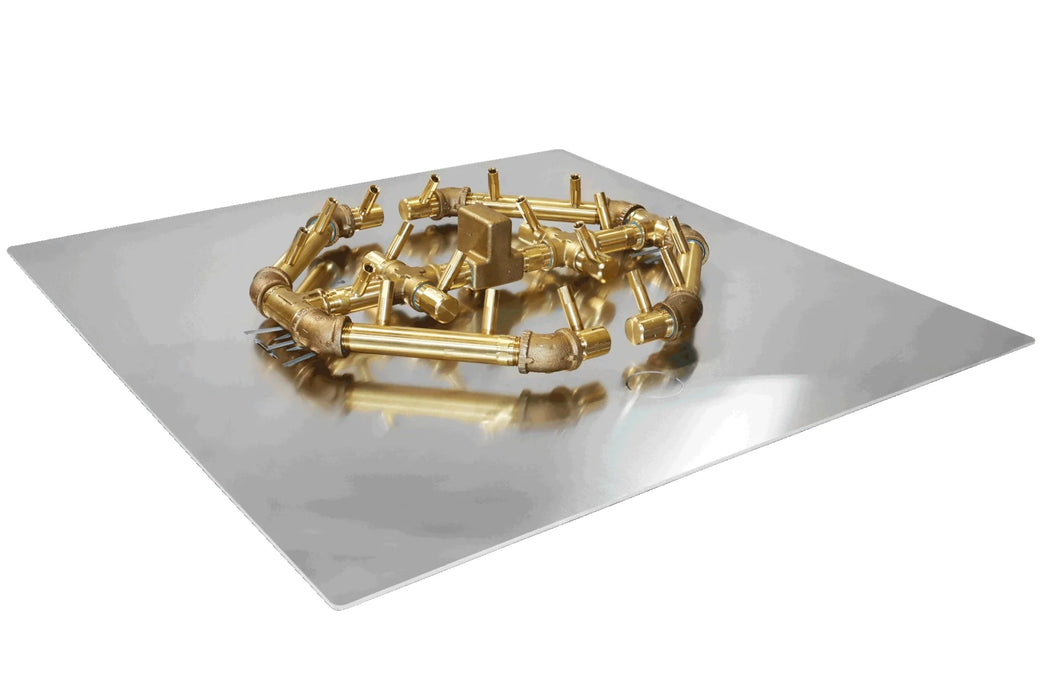 Warming Trends Octagonal Crossfire 180K BTU Brass Burner - CFBO180