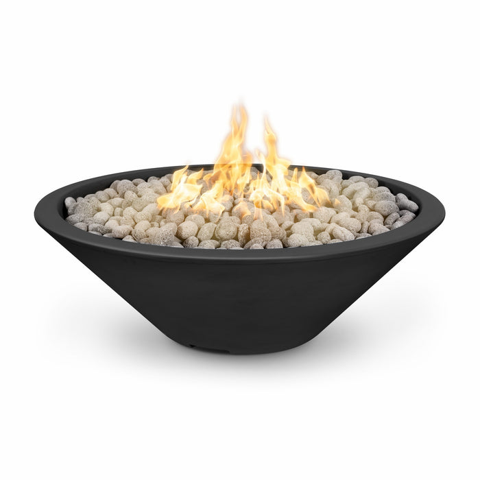 The Outdoor Plus Cazo Narrow Ledge GFRC Concrete Fire Pit Bowl