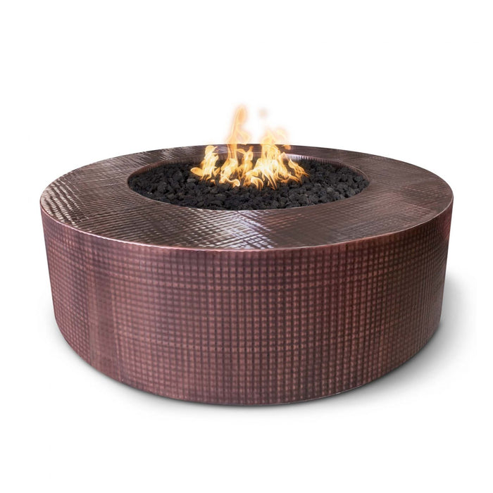 The Outdoor Plus Unity Hammered Copper Fire Pit - 18" Tall