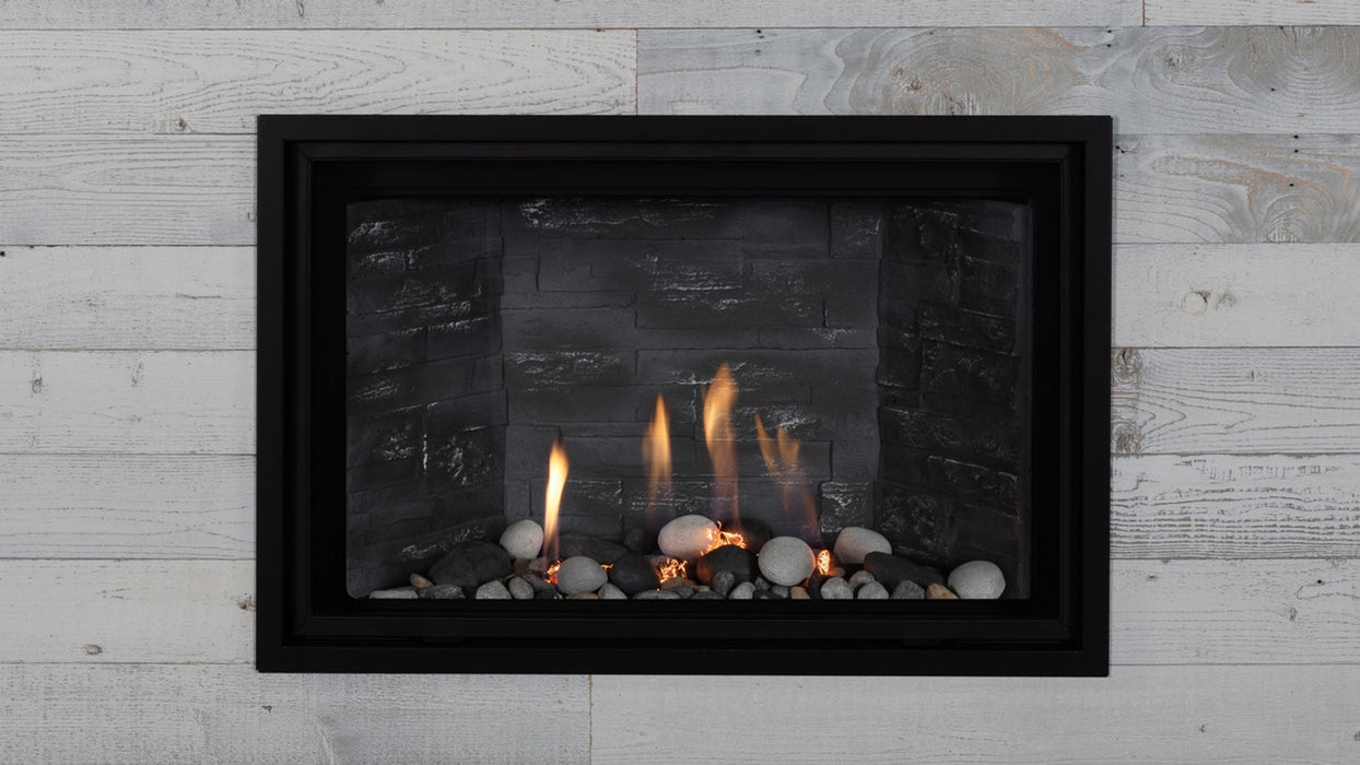 Montigo DelRay 34-Inch Full Load Square Direct Vent Gas Fireplace