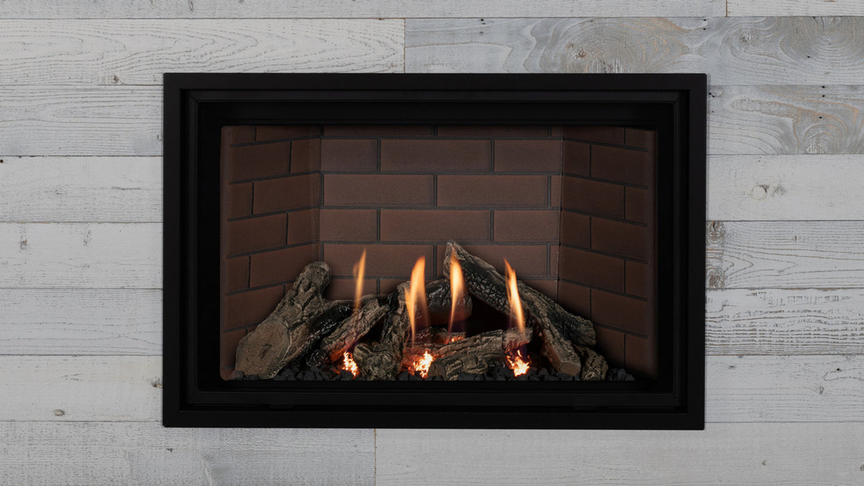 Montigo DelRay 34-Inch Full Load Square Direct Vent Gas Fireplace