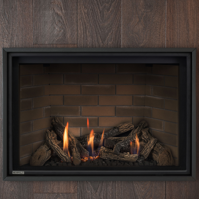 Montigo DelRay 38-Inch Square Direct Vent Gas Fireplace