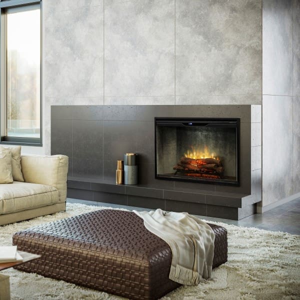 Dimplex Revillusion 42 Inch Built-In Electric Firebox Herringbone 500002410