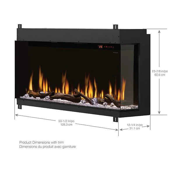 Dimplex Ignite XL Bold 50" Linear 3 Sided Electric Fireplace XLF5017-XD