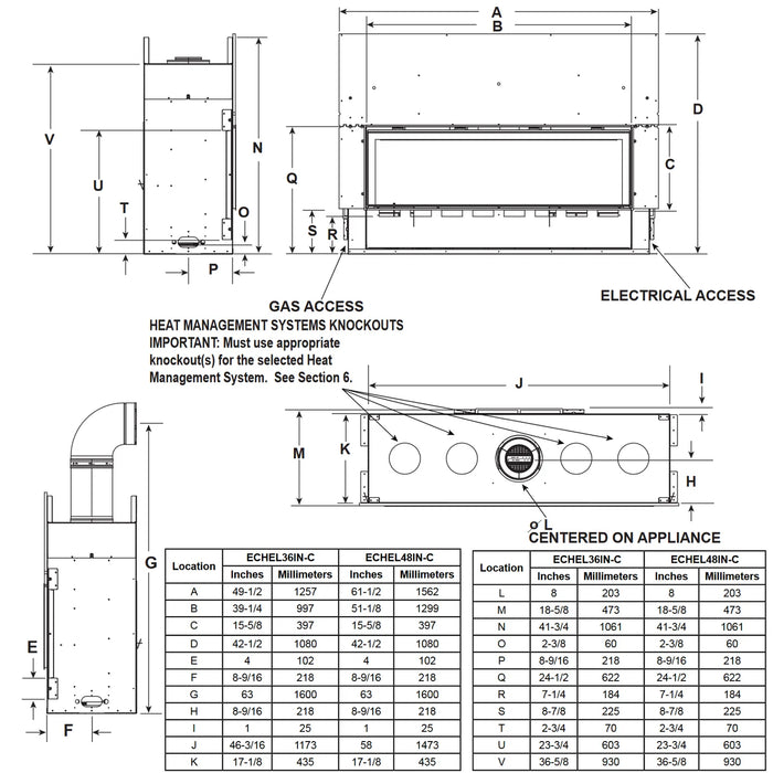 Majestic Echelon II 36-Inch Direct Vent Gas Fireplace