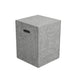 Elementi Square Light Gray Travertine Texture Tank Cover ONB016