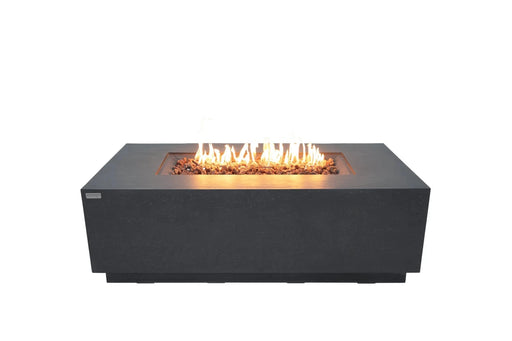 Elementi Andes OFG309 Dark Gray Fire Table With Internal Propane Tank Holder Image with White Background