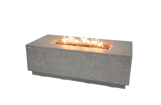 Elementi Andes OFG309 Light Gray Fire Table With Internal Propane Tank Holder Image with White Background