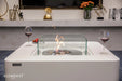 Elementi Perth ECG02 Cream White Ethanol Fire Pit Table