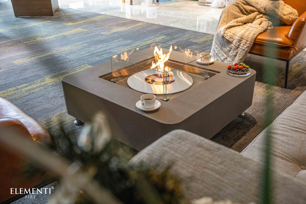 Elementi Perth ECG02 Space Gray Ethanol Fire Pit Table