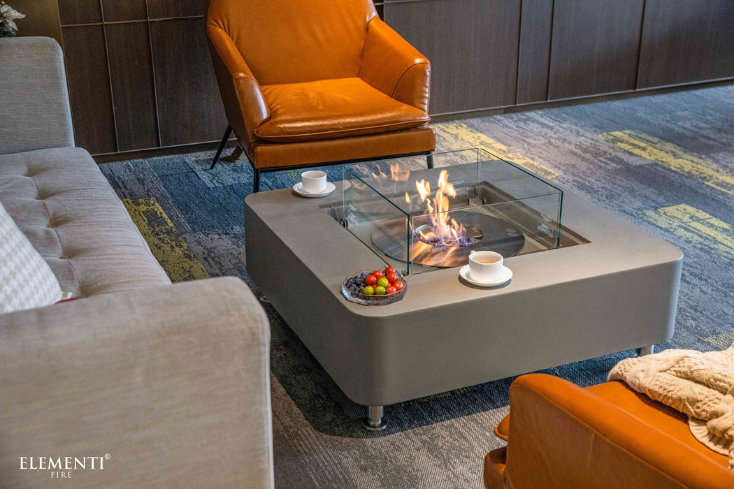 Elementi Perth ECG02 Space Gray Ethanol Fire Pit Table