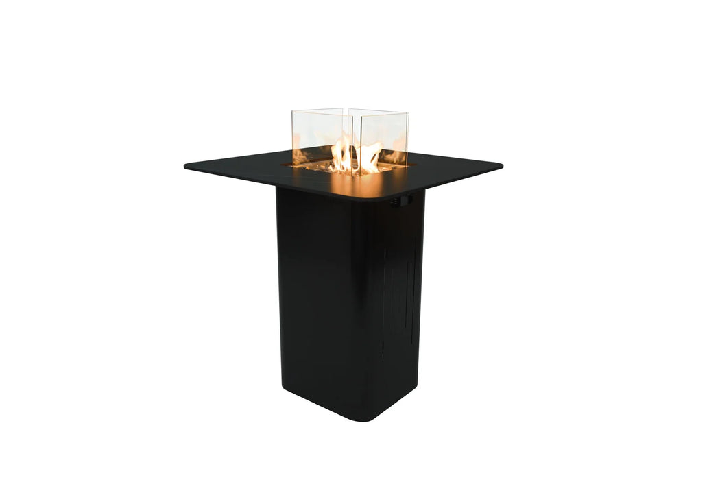 Elementi Plus Koln Marble Porcelain Bar Fire Table OFP221BB