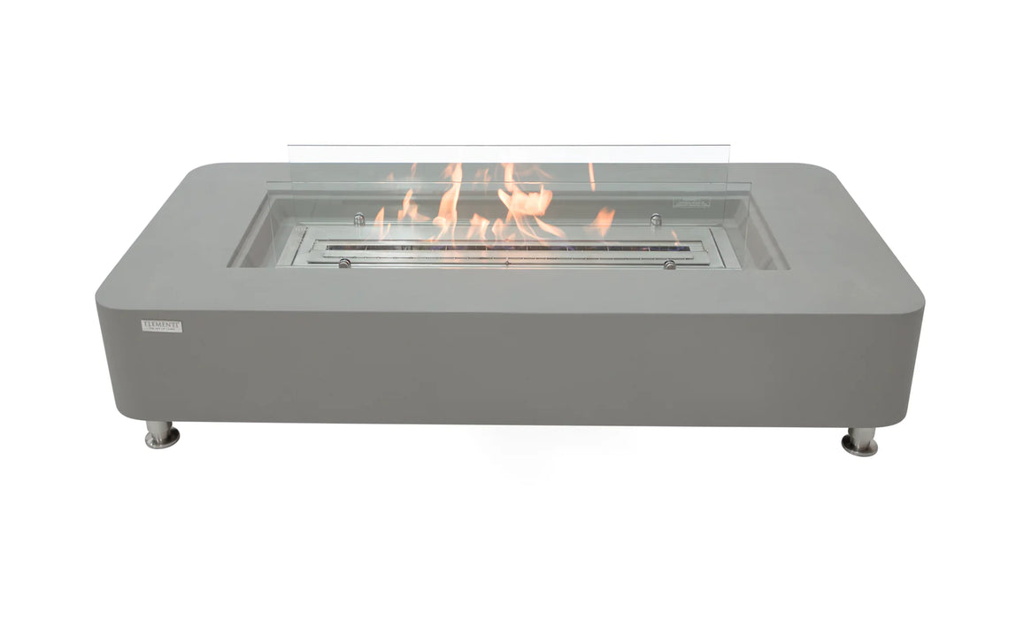 Elementi Sydney ECG01 Space Gray Ethanol Rectangular Fire Pit Table