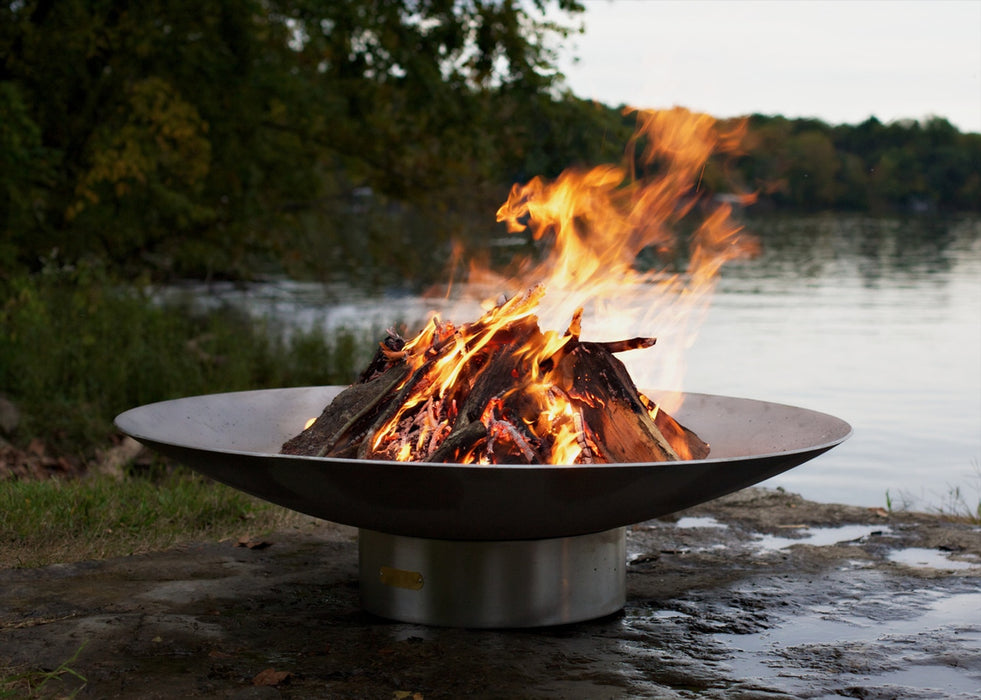 Fire Pit Art - Bella Vita 34" Steel Fire Pit